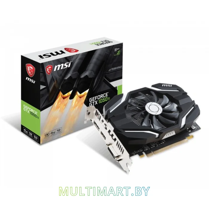Видеокарта MSI Geforce GTX 1050 Ti OCV1 4GB GDDR5